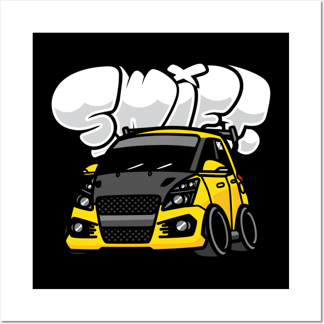 Suzuki Swift ZC32s Wall Art by Rockartworks